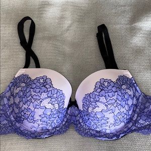 Dream angels lined Demi bra light purple lace